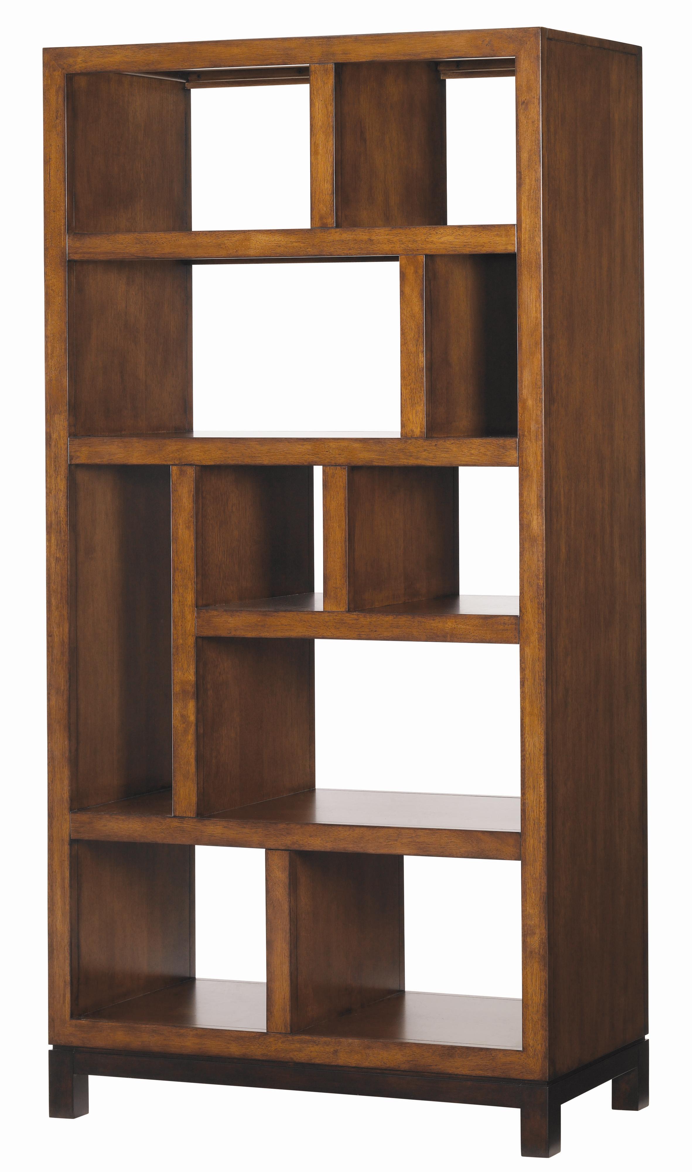 Open back bookcase top